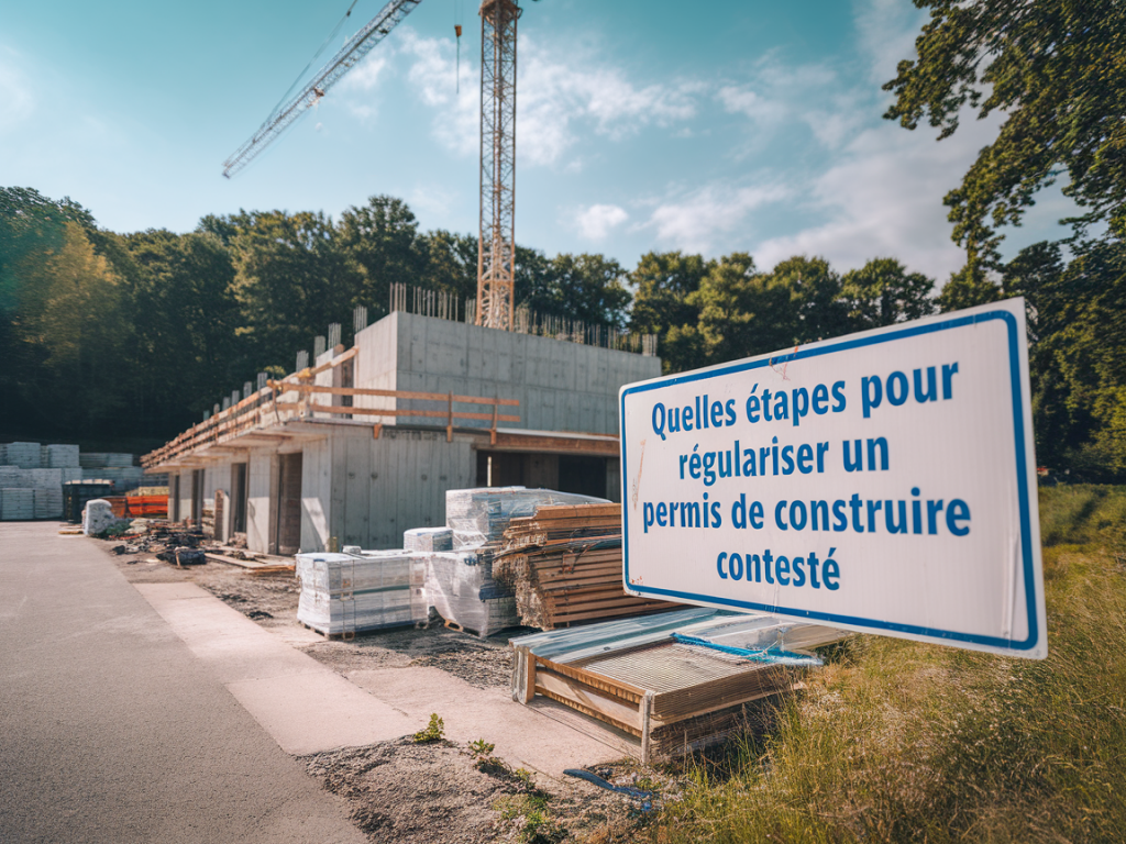 Quelles étapes pour régulariser un permis de construire contesté