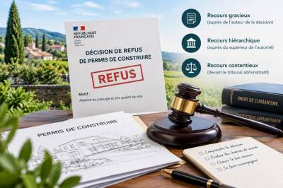Quels recours engager contre une décision administrative refusant un permis de construire pour motif paysager