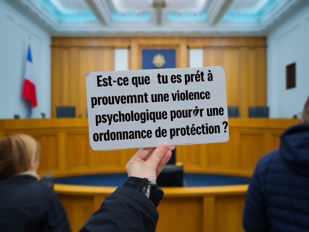 Comment prouver rapidement une violence psychologique pour obtenir une ordonnance de protection