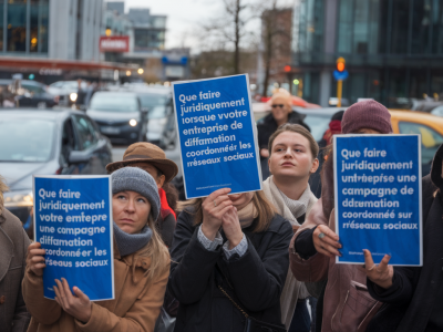 Que faire juridiquement lorsque votre entreprise subit une campagne de diffamation coordonnée sur les réseaux sociaux