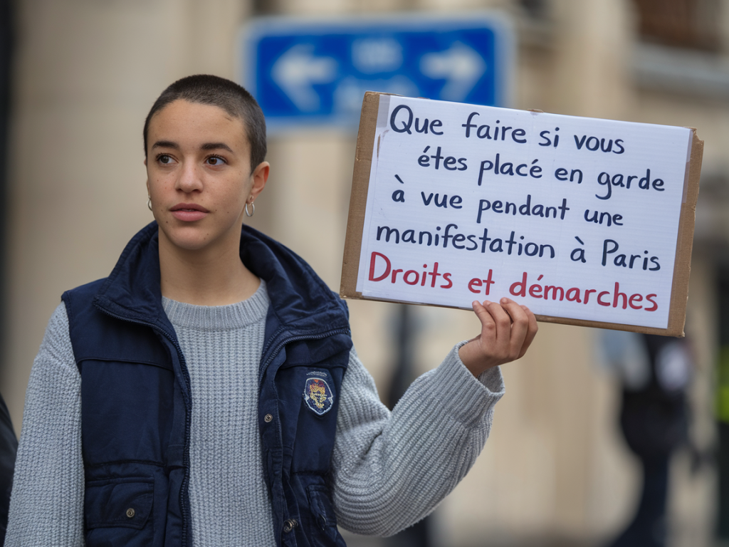 Que faire si vous êtes placé en garde à vue pendant une manifestation à paris ? droits et démarches
