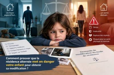 Comment prouver que la résidence alternée met en danger votre enfant pour obtenir sa modification